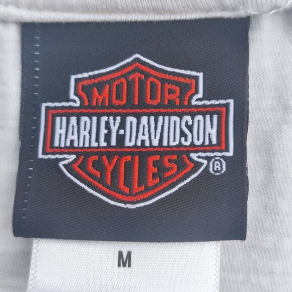 Harley-Davidson T-shirt Nassau Bahamas women's size M white colour short sleeve - Picture 5 of 9